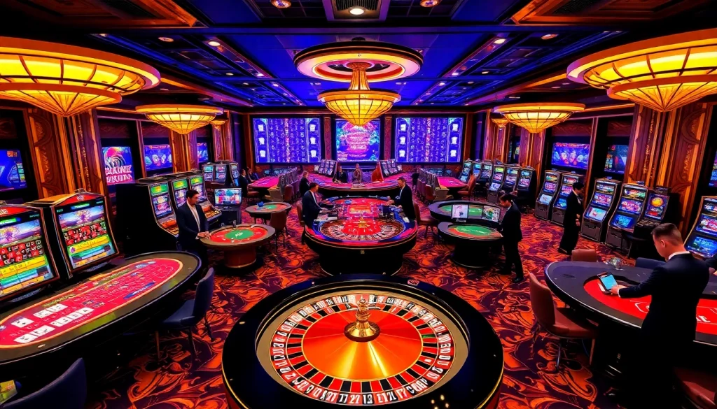 Experience the excitement at https://hz88.my/ as players engage in thrilling casino games like poker and roulette.